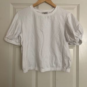 Puff sleeve crop top